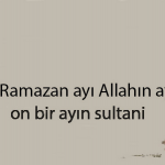 Ramazan ayı və oruc 